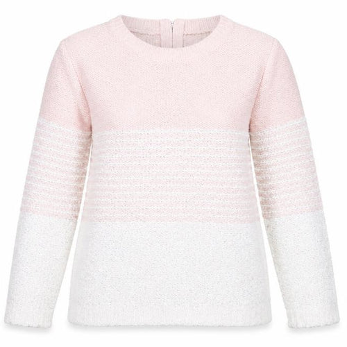Debenhams Womens Pink Striped Knit Pullover Jumper Size 16