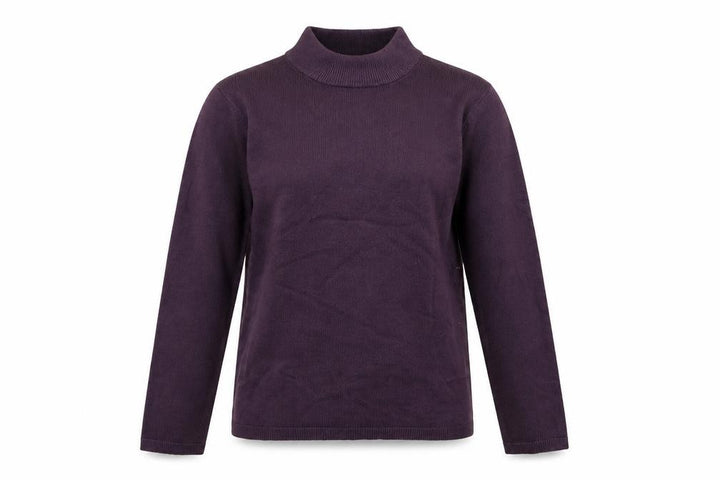 Matalan Womens Purple Knit Pullover Jumper Size 10