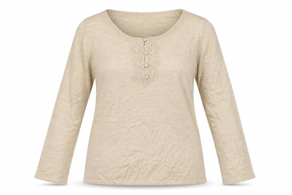 Soon Womens Brown  Knit Pullover Jumper Size 20