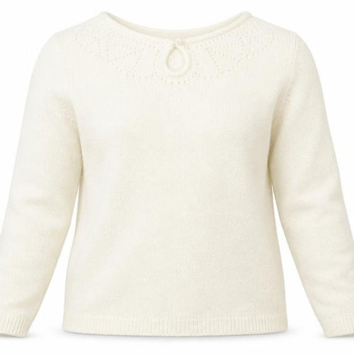 Bonmarché Womens Ivory  Knit Pullover Jumper Size S