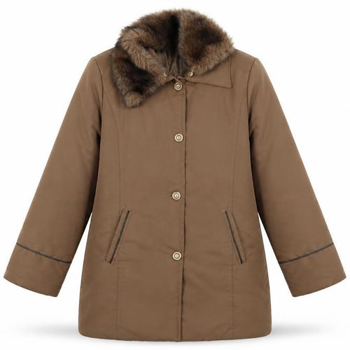 Neuville Womens Brown   Overcoat Coat Size 10