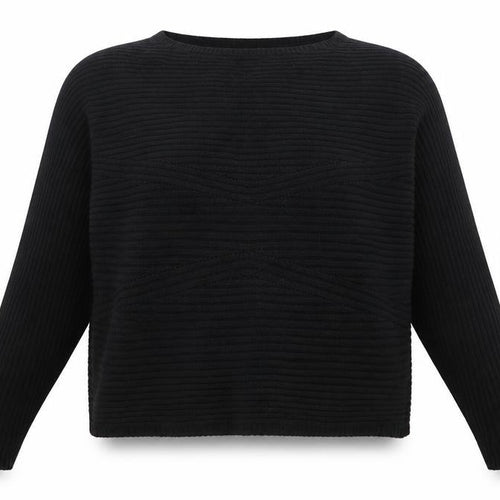 KappAhl Womens Black  Knit Pullover Jumper Size M