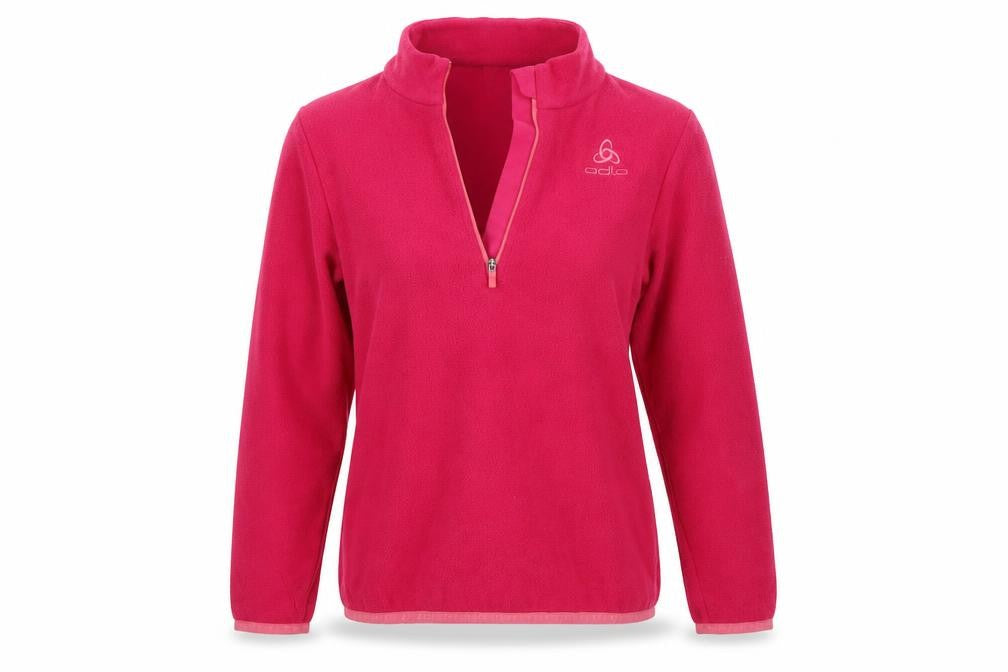 Odlo Girls Pink   Henley Sweatshirt Size S