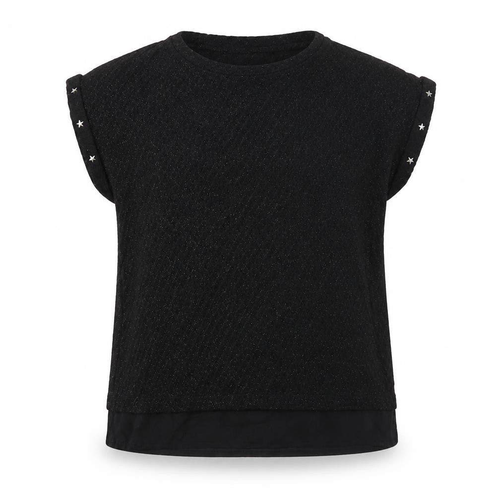 George Girls Black  Knit Pullover Jumper Size 8-9 Years