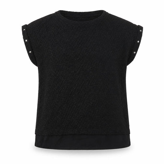 George Girls Black  Knit Pullover Jumper Size 8-9 Years