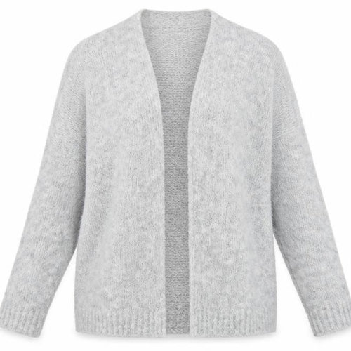 Vanessa Alexandra Womens Grey  Knit Cardigan Jumper Size L