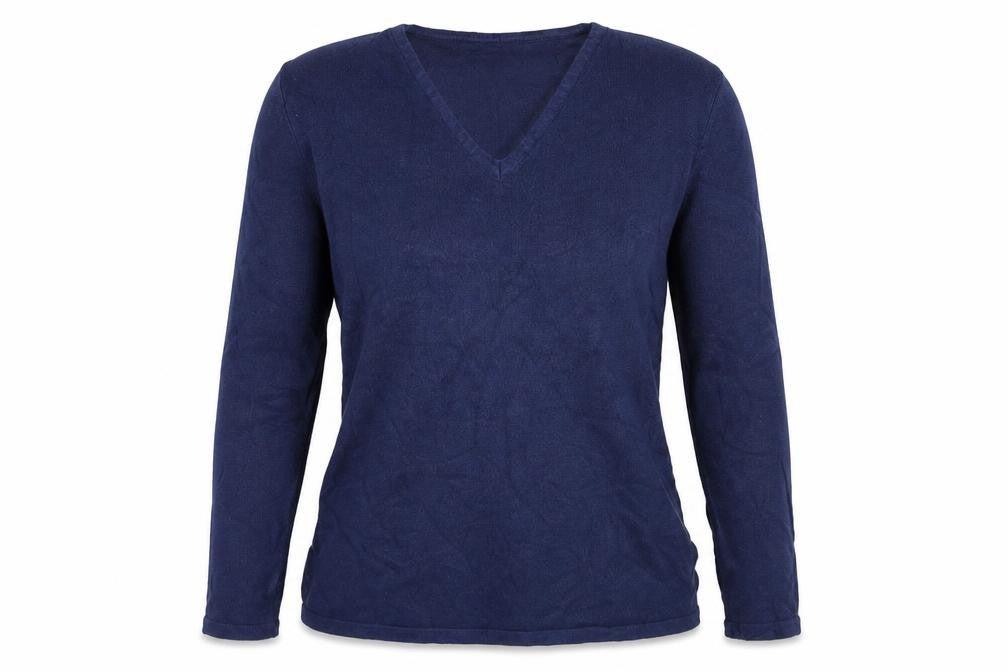 Yessica Womens Blue  Knit Pullover Jumper Size 10