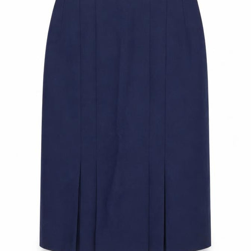 Preworn Womens Blue   A-Line Skirt Size 32 in