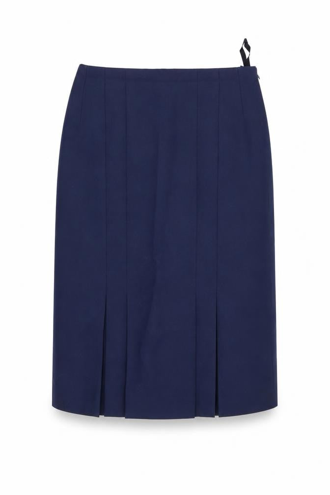 Preworn Womens Blue   A-Line Skirt Size 32 in