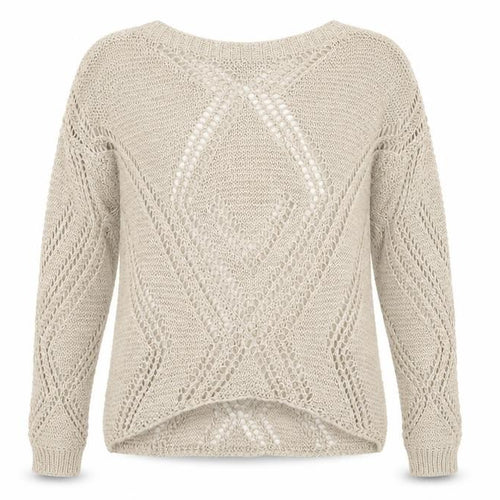 Leonard Womens Beige   Pullover Jumper Size M