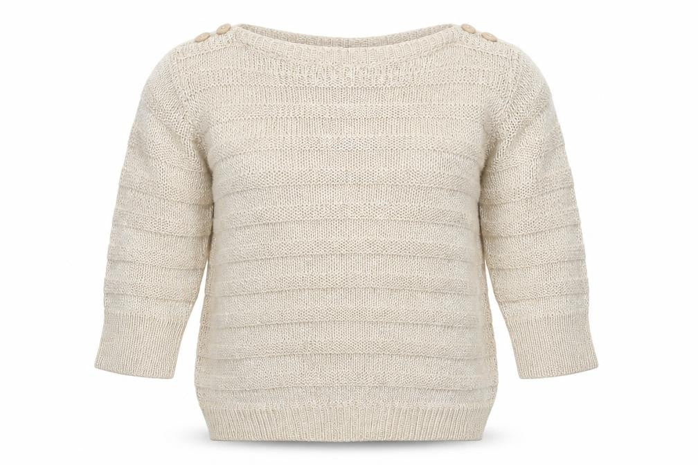 M&Co Womens Beige  Knit Pullover Jumper Size M