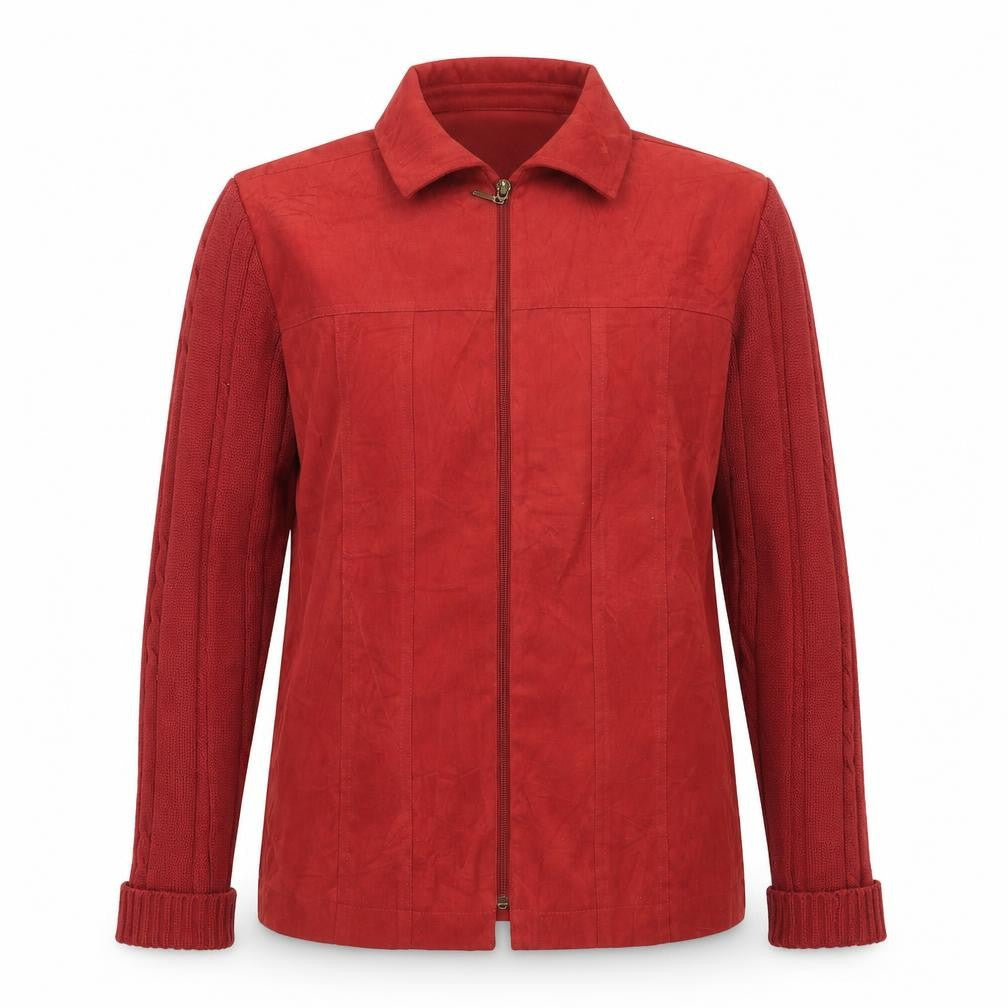 Oscar B Womens Red   Jacket Coat Size 12