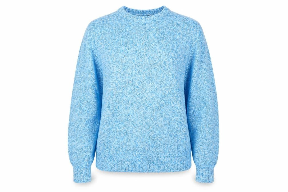 isle Womens Blue  Knit Pullover Jumper Size XL