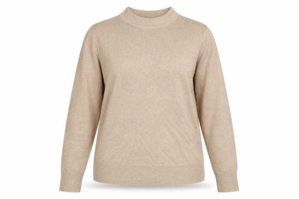 originals Womens Beige  Knit Pullover Jumper Size 14