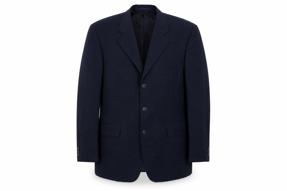Essentials Mens Blue   Jacket Suit Jacket Size 44