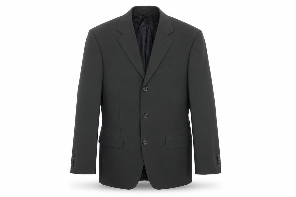Ciro Citterio Mens Grey  Rayon Jacket Suit Jacket Size 36