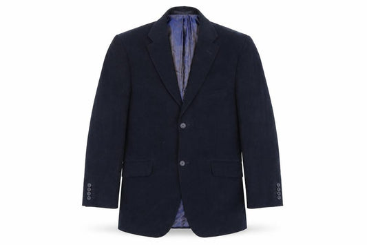 Front view of Ultimo men’s blue jacket suit jacket, size 40