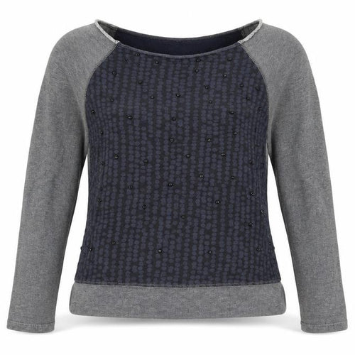 Gap Womens Multicoloured Geometric Jersey Pullover Sweatshirt Size S