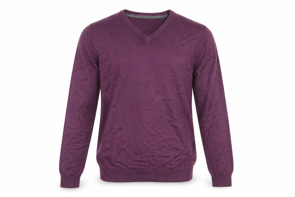 Marks and Spencer Mens Purple  Knit Pullover Jumper Size S