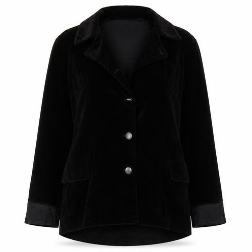 modele Womens Black   Overcoat Coat Size 12