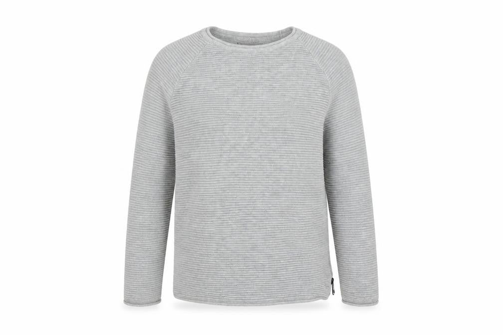 Front view of Primark boys’ grey pullover sweatshirt, size 10, years
