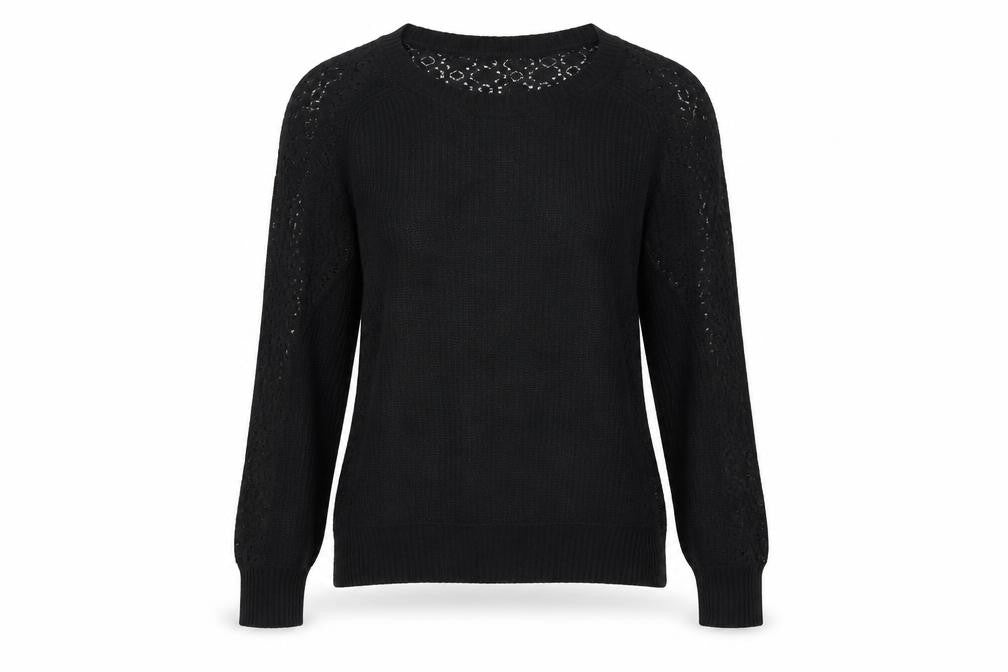 GREAT PLAINS Womens Black   Pullover Jumper Size S