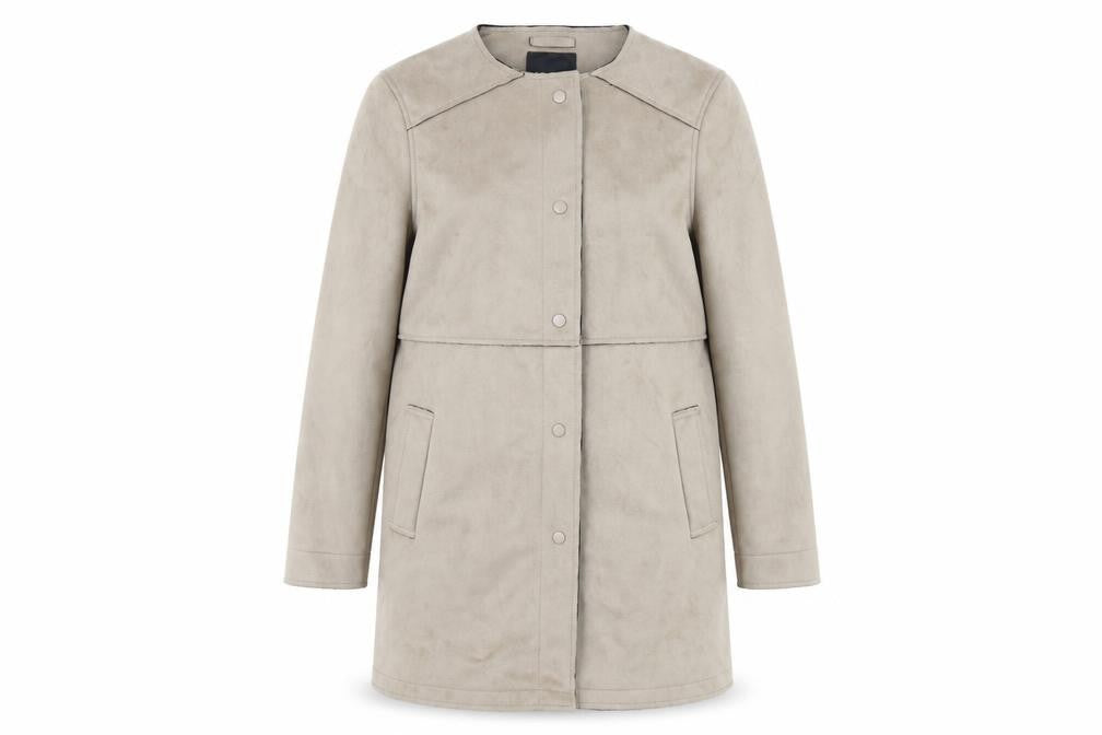 New Look Womens Brown   Overcoat Coat Size 12