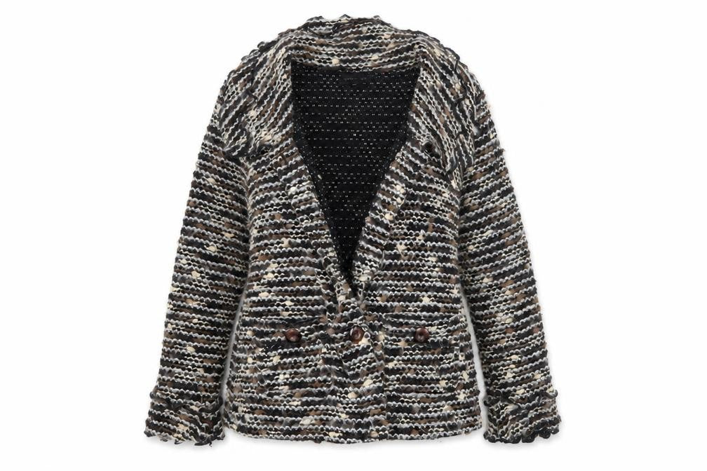 Sky Designs Womens Black Striped  Jacket Blazer Size M
