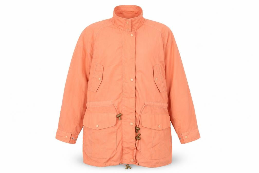 nouveau Womens Orange   Overcoat Coat Size 10