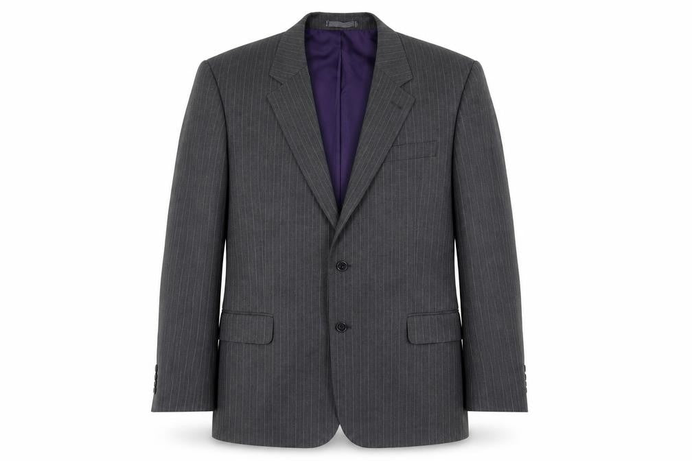 Taylor & Wright Mens Grey Striped  Jacket Suit Jacket Size 42
