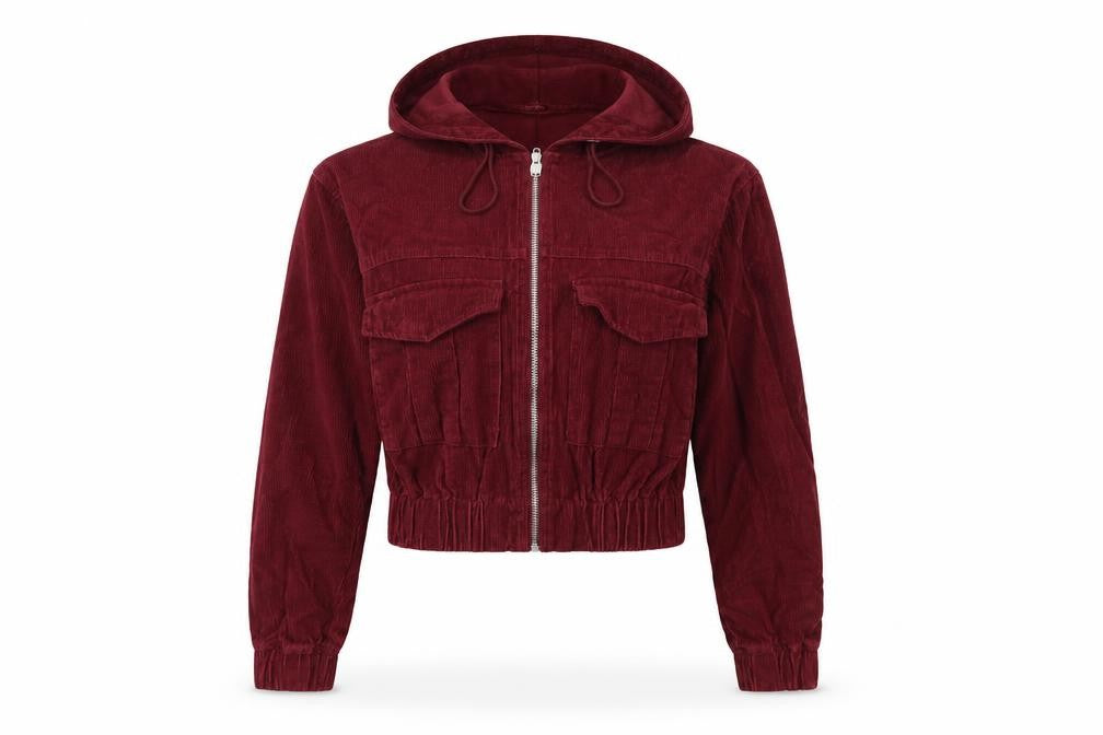 Boohoo Womens Purple  Corduroy Jacket  Size 10