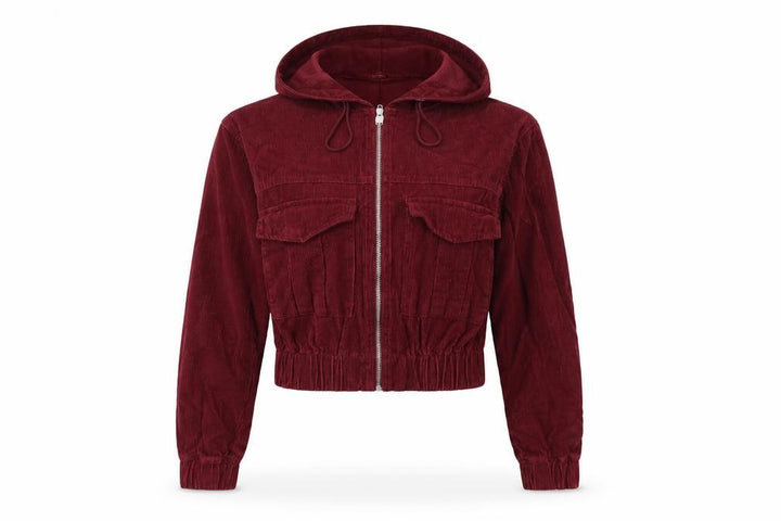 Boohoo Womens Purple Corduroy Jacket Size 10