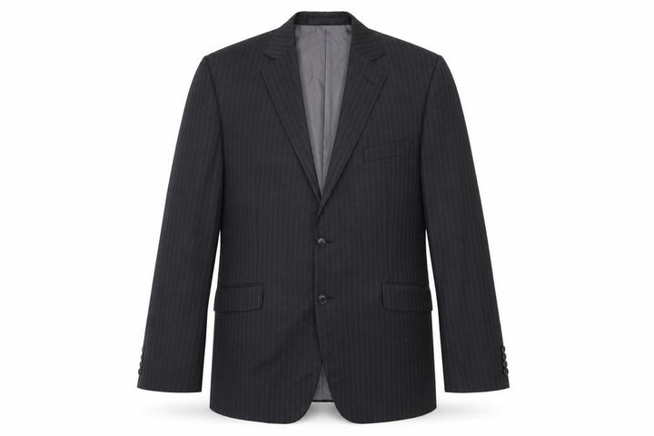 Marks & Spencer Mens Grey Striped Jacket Suit Jacket Size 42