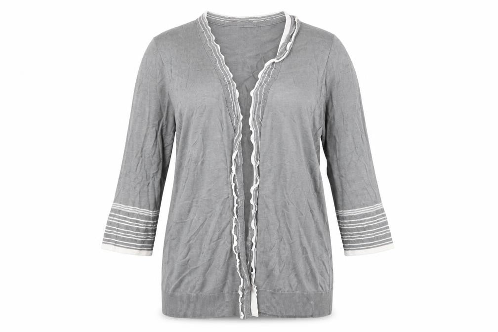 Per Una Womens Grey   Cardigan Jumper Size 18