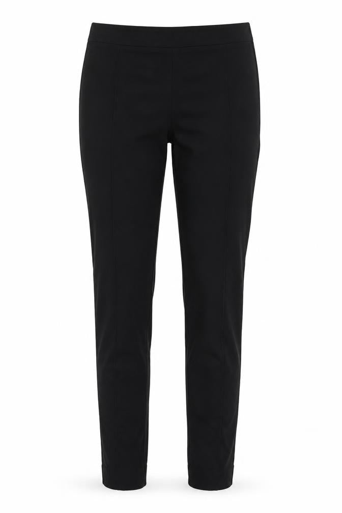 Front view of Atmosphere women’s black jegging trousers, size UK 4, 24-inch leg