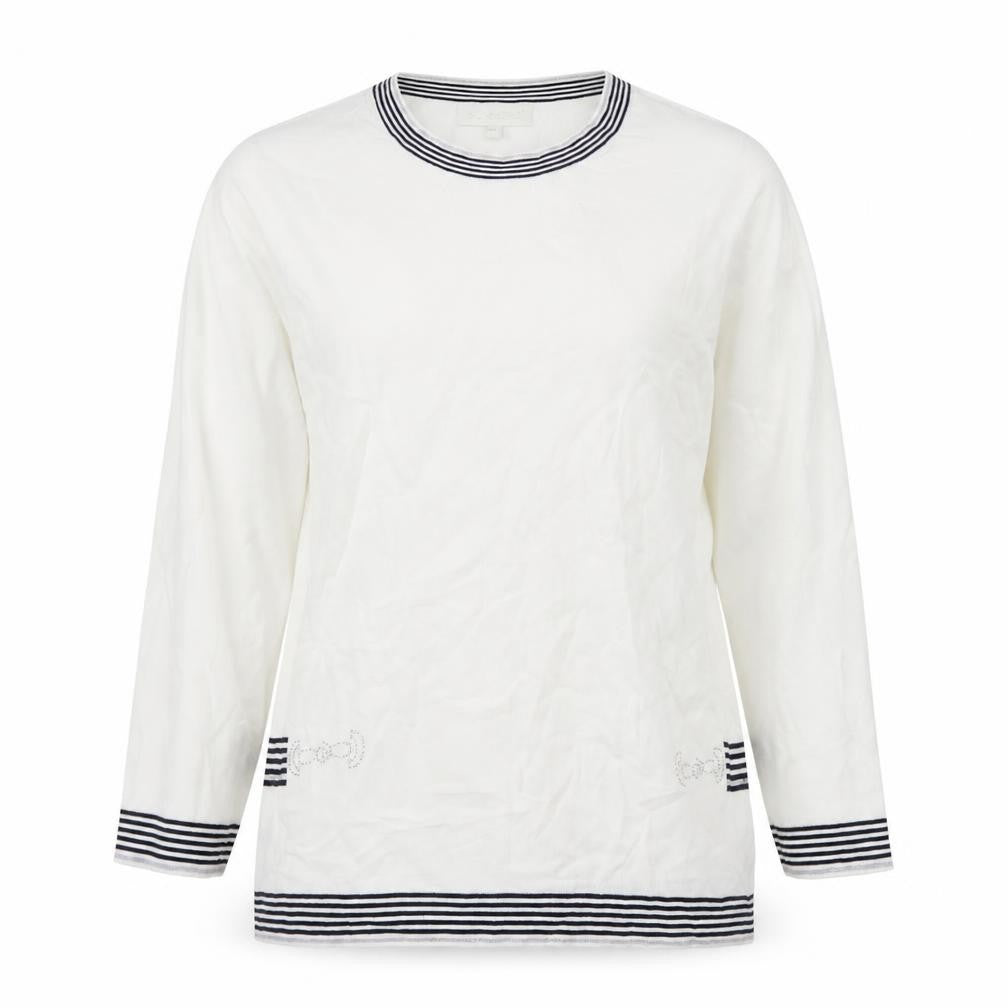 Bluoltre Womens White   Basic T-Shirt Size M