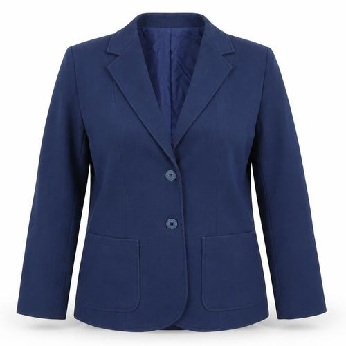 Preworn Womens Blue   Jacket Suit Jacket Size 14