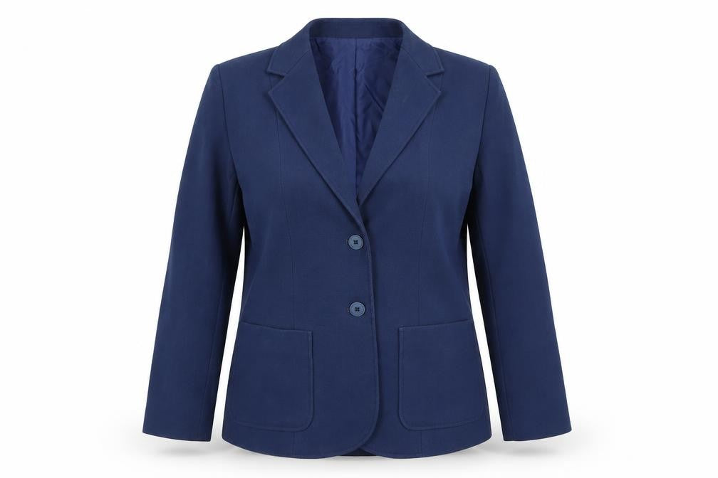 Preworn Womens Blue   Jacket Suit Jacket Size 14