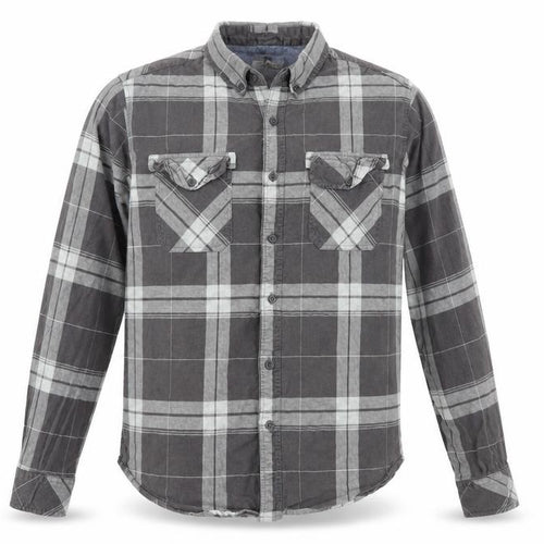 Crosshatch Mens Green Plaid   Button-Up Size M