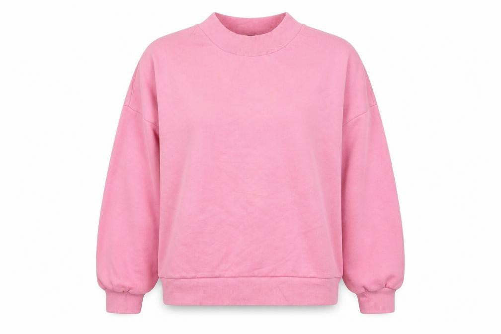 Noisy may Womens Pink  Jersey Pullover Sweatshirt Size XS
