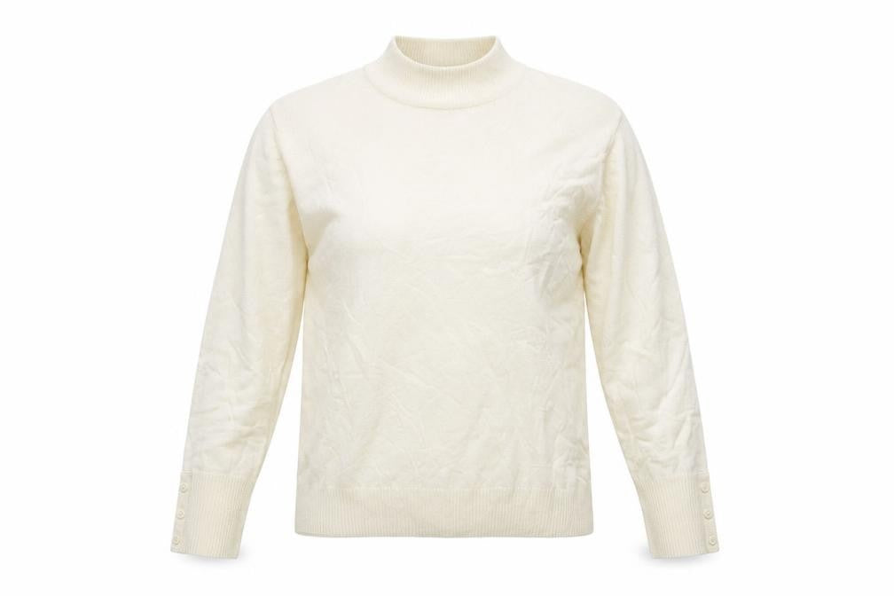 EWM Womens White   Cardigan Jumper Size M