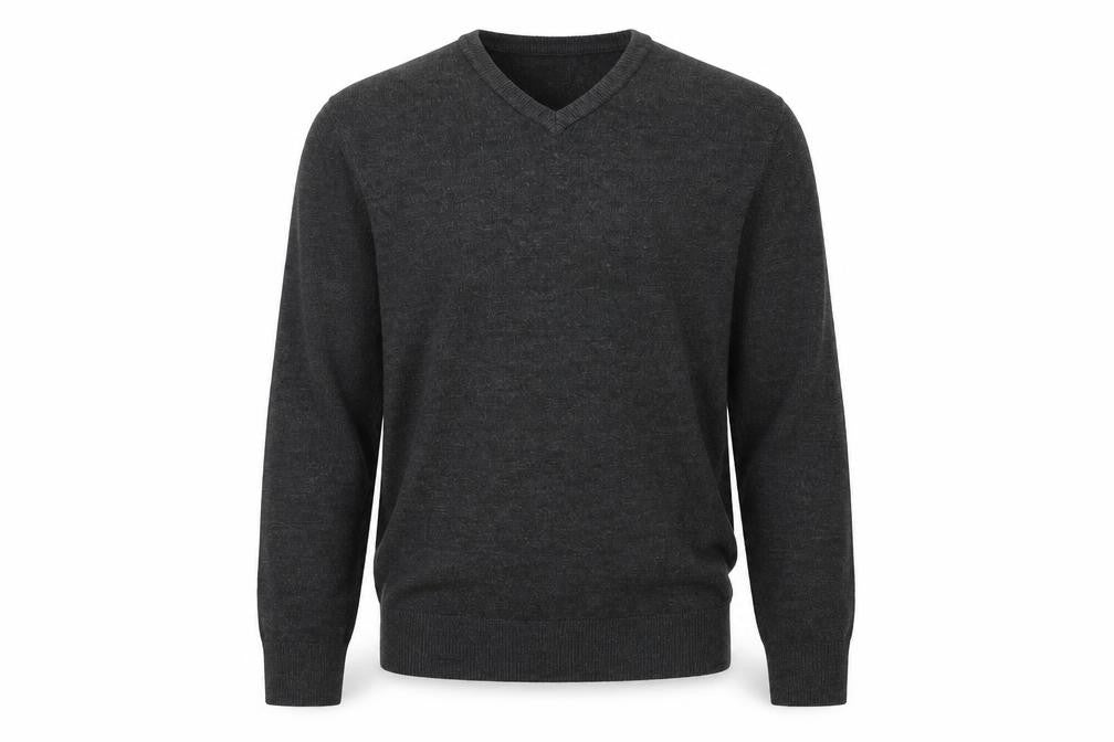 F&F Mens Grey  Knit Pullover Jumper Size S