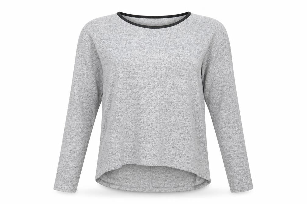 Miss Selfridge Womens Grey   Basic Polo Size 10  - BACK SPLIT