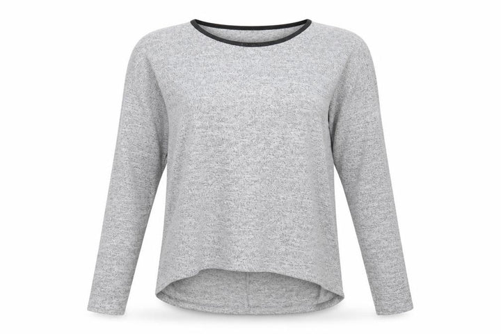 Miss Selfridge Womens Grey   Basic Polo Size 10  - BACK SPLIT