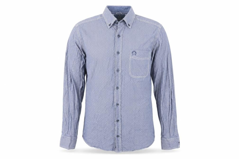 Claudio Campione Mens Blue    Button-Up Size M