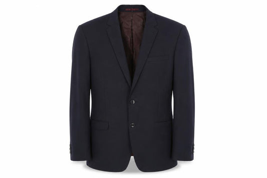 Front view of Marks & Spencer men’s blue jacket suit jacket, size 40