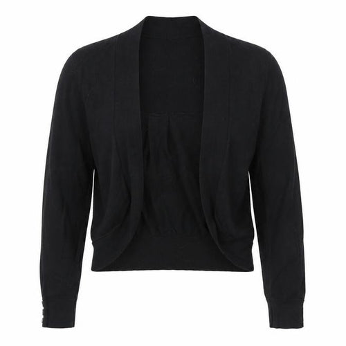 Wallis Womens Black  Knit Cardigan Jumper Size M