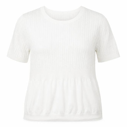 Kaleidoscope Womens White  Knit Pullover Jumper Size 18