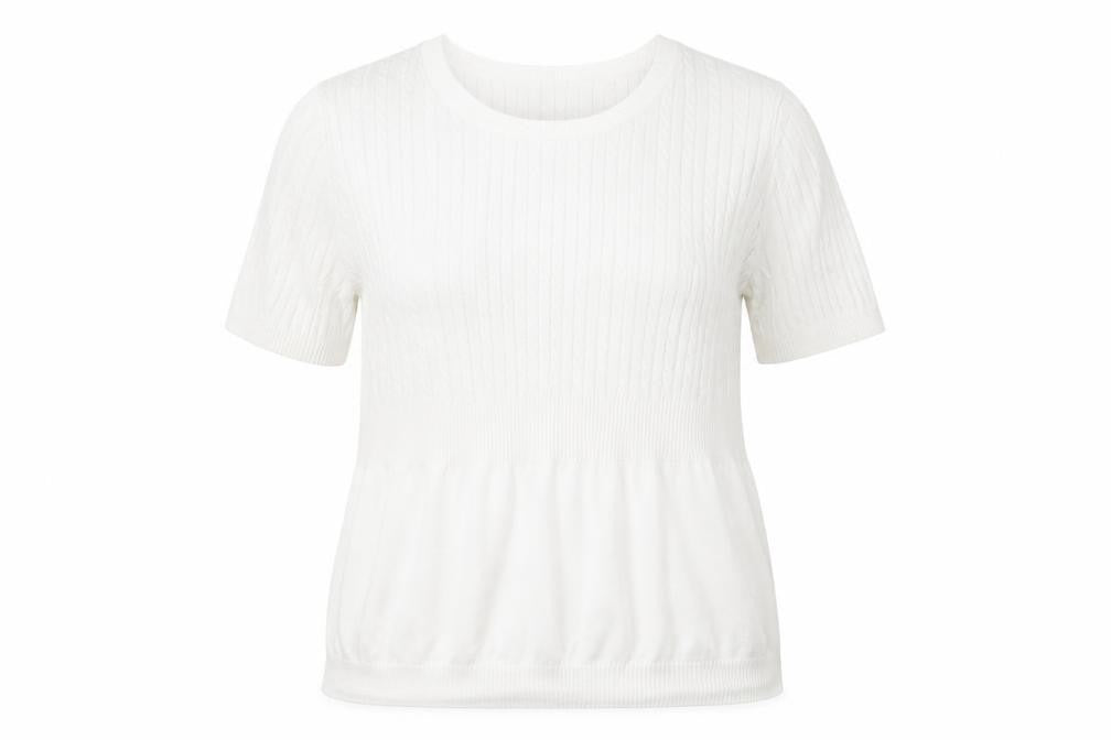 Kaleidoscope Womens White  Knit Pullover Jumper Size 18