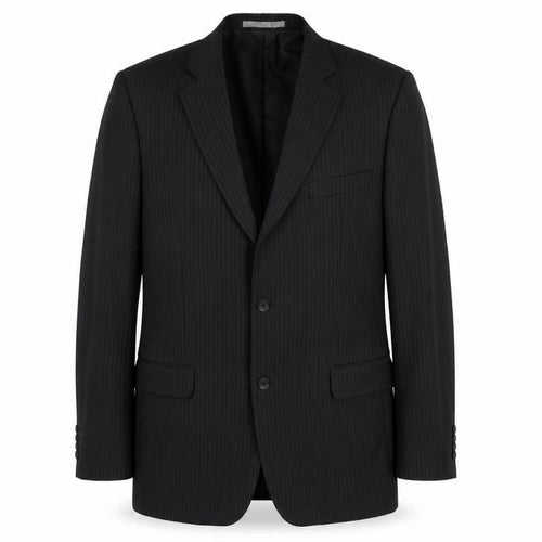 Taylor & Wright Mens Black Striped  Jacket Suit Jacket Size 40